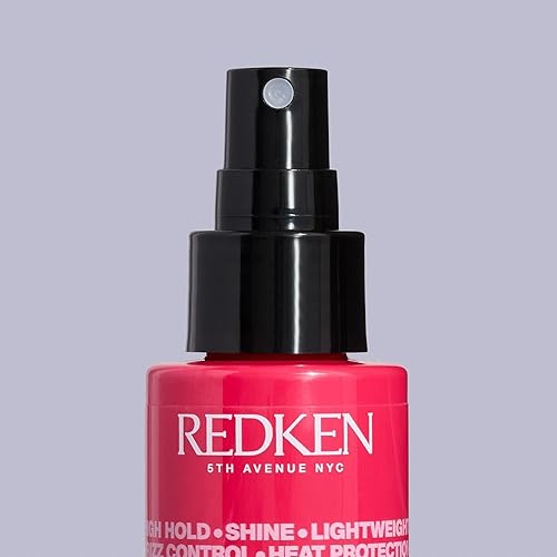 Redken Thermal Spray 22 High Hold - Heat Protectant for Curling & Flat Irons, Frizz Control & Heat Damage Protection
