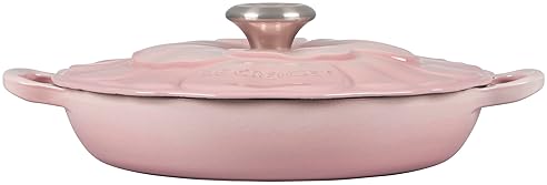 Le Creuset Petal Braiser 2.25qt in Shell Pink, Enameled Cast Iron