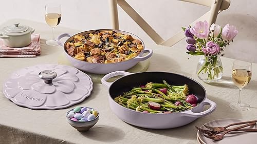 Le Creuset Petal Braiser 2.25qt in Shell Pink, Enameled Cast Iron