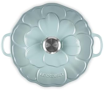 Le Creuset Petal Braiser, 2.25qt, Enameled Cast Iron in Sea Salt Finish