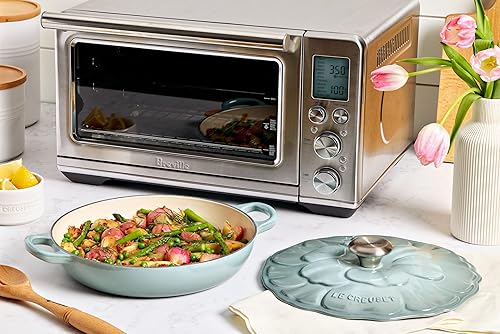 Le Creuset Petal Braiser, 2.25qt, Enameled Cast Iron in Sea Salt Finish