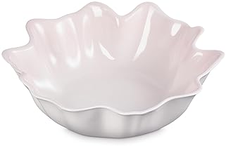 Le Creuset Stoneware Iris Serving Bowl, 15", Shell Pink
