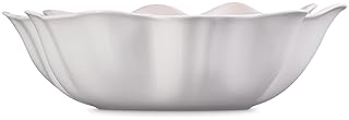 Le Creuset Stoneware Iris Serving Bowl, 15", Shell Pink