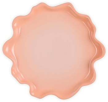 Le Creuset Stoneware Iris Collection Serving Platter 14 Inch Peche