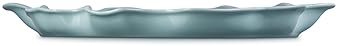 Le Creuset Stoneware Iris Collection Serving Platter 14" Sea Salt - Elegant Kitchen Essential