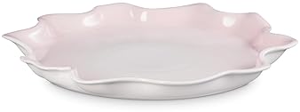 Le Creuset Stoneware Iris Collection Serving Platter, 14 inch - Shell Pink