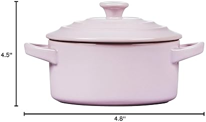 Le Creuset 8oz Mini Round Cocotte in Shallot Stoneware