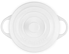 Le Creuset White Stoneware Mini Round Cocotte, 24 oz