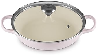 Le Creuset 2.25 qt. Signature Round Braiser with Glass Lid in Shallot