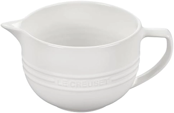 Le Creuset White Stoneware Signature Batter Bowl, 3.25qt