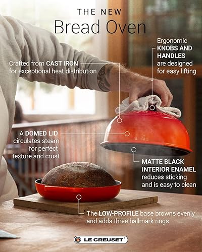 Le Creuset Enameled Cast Iron Bread Oven in Shallot, 1.75 qt