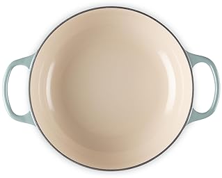 Le Creuset 3.5qt Signature Round Sauteuse in Sea Salt - Enameled Cast Iron