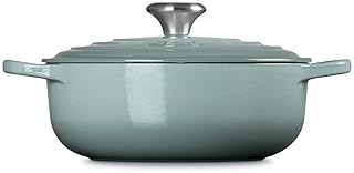 Le Creuset 3.5qt Signature Round Sauteuse in Sea Salt - Enameled Cast Iron