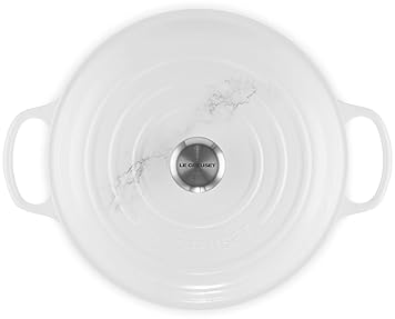 Le Creuset 3.5 qt. Enameled Cast Iron Signature Braiser in Marble Finish