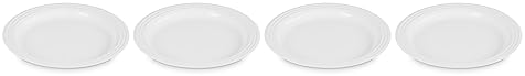 Le Creuset Stoneware Dinner Plates Set of 4 - 10.5" White