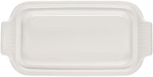 Le Creuset White Stoneware Heritage Butter Dish - Elegant Kitchen Essential