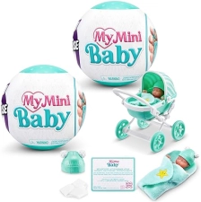 ZURU My Mini Baby Series 1 (2 Pack) - Collectible Mystery Capsule for Girls, Realistic Miniature Baby Toy Set