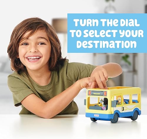 Moose Toys Bluey Bus and Friends Figures Set, 2.5-3 inches | Amazon Exclusive