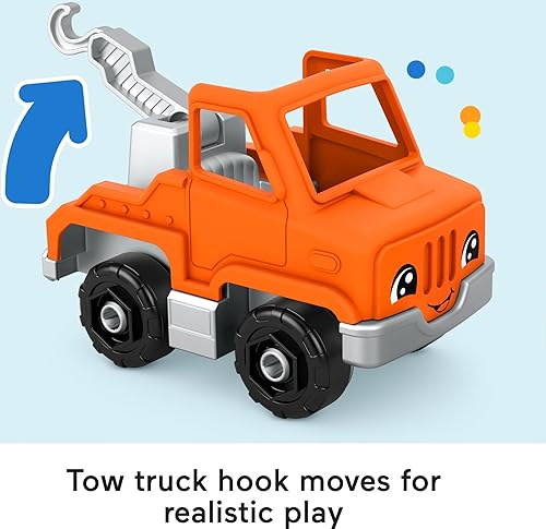 Fisher-Price Little People Toddler Playset - 10 Toy Vehicles for Pretend Play Kids 1+ Years