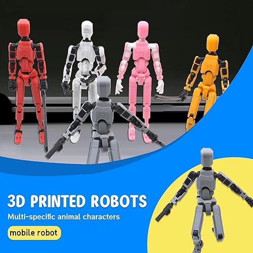 MERRYXD 6-PACK T13 & LUCKY 13 ACTION FIGURES, FULLY ASSEMBLED & 3D PRINTED