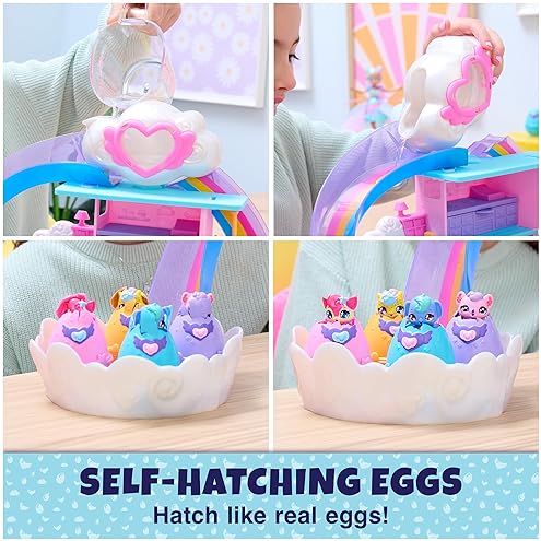 Spin Master Hatchimals Alive Hatchi-Nursery Playset Toy | Self-Hatching Eggs, 4 Mini Figures, 13 Accessories | Kids Toys Ages 3+