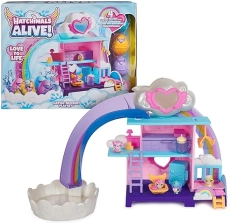 Spin Master Hatchimals Alive Hatchi-Nursery Playset Toy | Self-Hatching Eggs, 4 Mini Figures, 13 Accessories | Kids Toys Ages 3+
