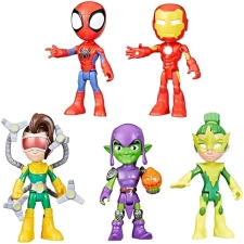 Marvel Spidey and Friends Action Figures Set - 5-Pack, 4-Inch, Ages 3+ (Amazon Exclusive)