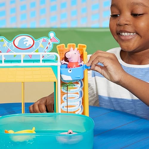 Hasbro Peppa Pig Waterpark Playset | 2 Figures | Preschool Toys for 3+ Kids