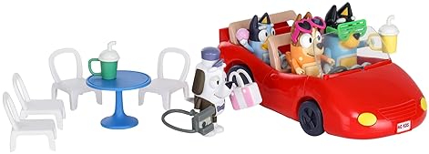 Moose Toys Bluey Escape Convertible Vehicle Set with 4 Figures and Accessories | Amazon Exclusive