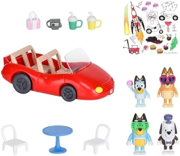 Moose Toys Bluey Escape Convertible Vehicle Set with 4 Figures and Accessories | Amazon Exclusive