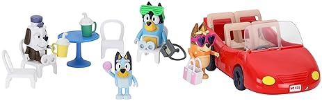 Moose Toys Bluey Escape Convertible Vehicle Set with 4 Figures and Accessories | Amazon Exclusive