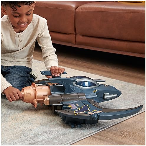 Spin Master DC Comics Batman Gotham City Guardian Playset with Lights & Sounds - 4-in-1 Transformation - Ages 5+