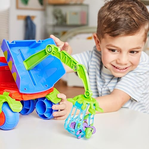 Marvel Spidey's Dino-Webs Crawler Playset with Spider-Man & Goblin Raptor Action Figures for Kids 3+".