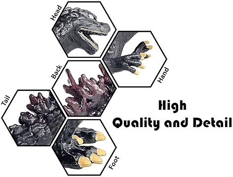 GODZILLA VS KONG ACTION FIGURE SET OF 10, MOVABLE JOINTS, MONSTERS PLAYSETS - BIRTHDAY CAKE TOPPERS