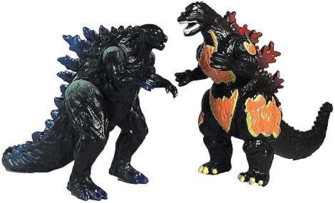 GODZILLA VS KONG ACTION FIGURE SET OF 10, MOVABLE JOINTS, MONSTERS PLAYSETS - BIRTHDAY CAKE TOPPERS