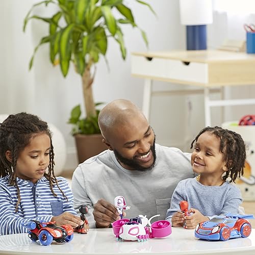 Hasbro Team Spidey Change ‘N Go Riders Playset with 3 Toy Cars & Action Figures - Marvel Super Hero Toys for Kids, Amazon Exclusive