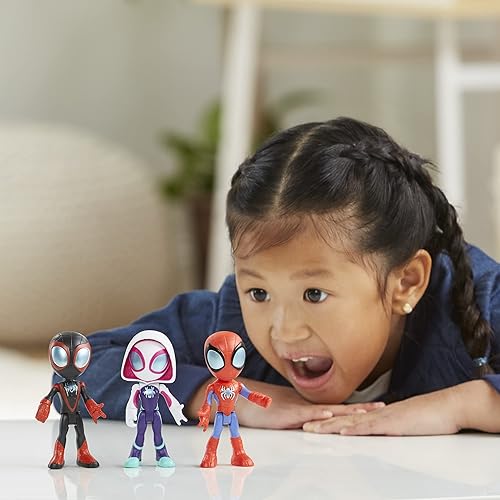 Hasbro Team Spidey Change ‘N Go Riders Playset with 3 Toy Cars & Action Figures - Marvel Super Hero Toys for Kids, Amazon Exclusive