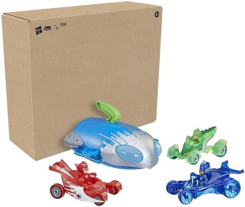Hasbro PJ Masks Ultimate Adventure Set with Rocket HQ Playset - Includes 3 Action Figures and 3 Vehicles - Ages 3+ (Amazon Exclusive)