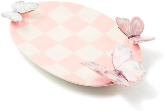 MACKENZIE-CHILDS Ceramic Decorative Tray - Eternity Trinket Holder