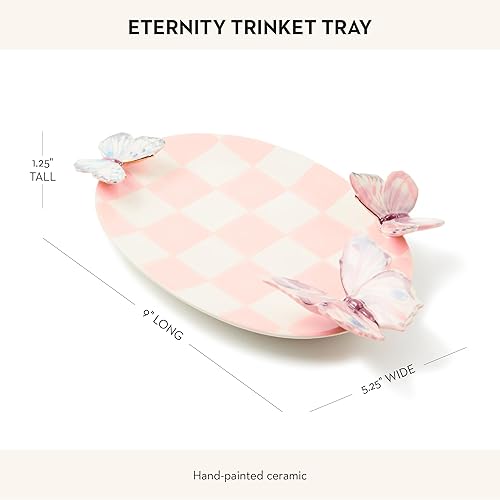 MACKENZIE-CHILDS Ceramic Decorative Tray - Eternity Trinket Holder
