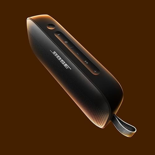 Bose SoundLink Flex Portable Bluetooth Speaker (2nd Gen) - Hi-Fi Audio, 12-Hour Battery, Waterproof - Black