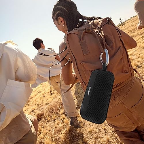 Bose SoundLink Flex Portable Bluetooth Speaker (2nd Gen) - Hi-Fi Audio, 12-Hour Battery, Waterproof - Black