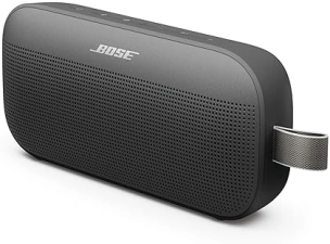 Bose SoundLink Flex Portable Bluetooth Speaker (2nd Gen) - Hi-Fi Audio, 12-Hour Battery, Waterproof - Black
