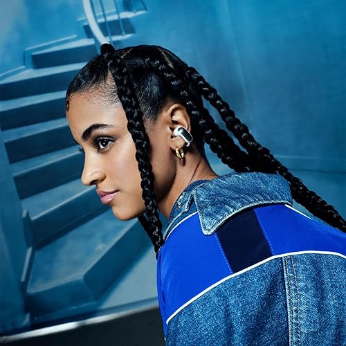 Bose Ultra Open Bluetooth Earbuds - True Wireless with OpenAudio, Comfortable Clip-On Design, Immersive Audio - White Smoke