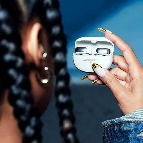 Bose Ultra Open Bluetooth Earbuds - True Wireless with OpenAudio, Comfortable Clip-On Design, Immersive Audio - White Smoke