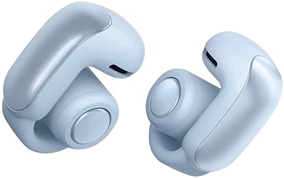 Bose Ultra Open Bluetooth Earbuds, True Wireless with OpenAudio, Comfortable Clip-On Design, Immersive Audio, 48 Hrs Playtime, Moonstone Blue - Limited Ed.