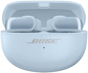 Bose Ultra Open Bluetooth Earbuds, True Wireless with OpenAudio, Comfortable Clip-On Design, Immersive Audio, 48 Hrs Playtime, Moonstone Blue - Limited Ed.