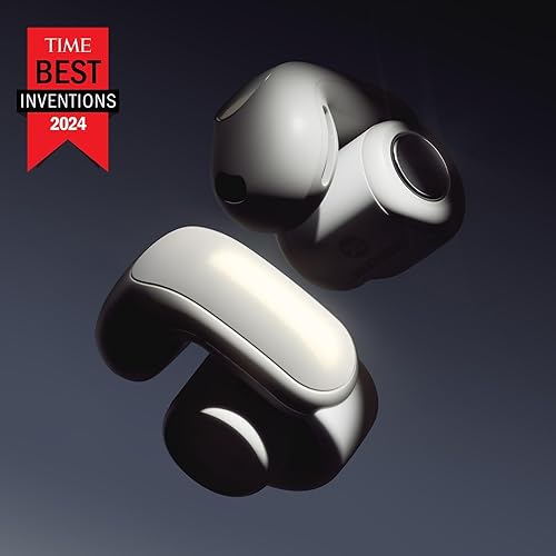 Bose Ultra Open Bluetooth Earbuds, True Wireless Earbuds with OpenAudio, Clip On Design, Immersive Audio, 48-Hour Playtime, Diamond - 60th Anniversary