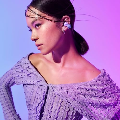 Bose Ultra Open Bluetooth Earbuds - True Wireless with OpenAudio, Comfortable Clip-On Design, Immersive Audio, 48-Hr Playtime, Chilled Lilac - Limited Edition