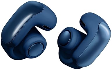 Bose Ultra Open Bluetooth Earbuds with OpenAudio, Clip On Design, Immersive Audio, 48 Hrs Playtime, Lunar Blue - Limited Edition